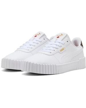 PUMA Carina 3.0 Animal Flair Sneaker - White