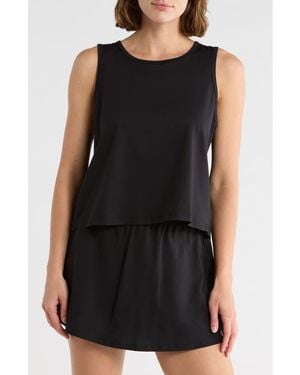 90 Degrees Easy Flow Tank Top - Black
