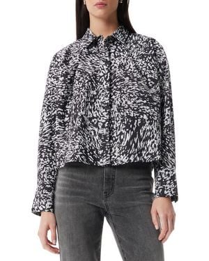Robert Rodriguez Adara Long Sleeve Button-Up Shirt - Black