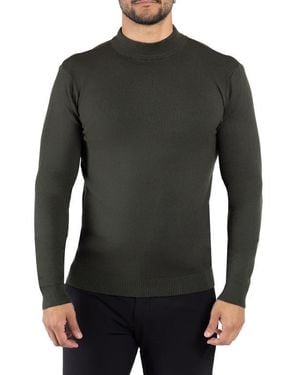 Xray Jeans Mock Neck Knit Sweater - Green