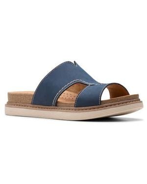Clarks Arwell Walk Slide Sandal - Blue