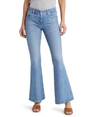 AG Jeans Angeline Mid Rise Flare Jeans - Blue