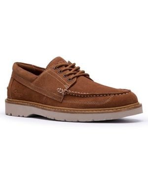 Clarks Weltridge Moc Toe Derby - Brown