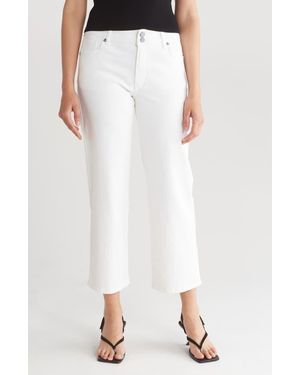 Kut From The Kloth Lucy High Waist Wide Leg Jeans - White