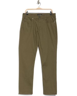 Lucky Brand 121 Heritage Slim Straight Leg Pants - Green