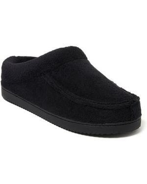 Dearfoams Corby Terry Clog Slipper - Black