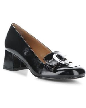 Fly London Sufi Block Heel Pump - Black