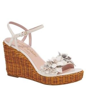 Kate Spade Fiori Wicker Wedge Sandal - Multicolor