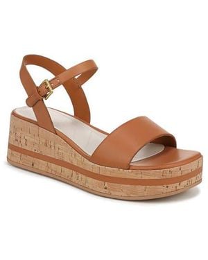 Franco Sarto Taina Platform Wedge Sandal - Brown