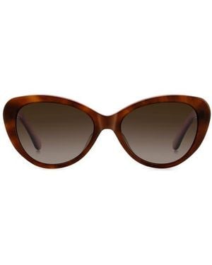 Kate Spade 55Mm Josi Cat Eye Sunglasses - Brown