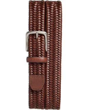Ted Baker Braided Leather Belt - Brown