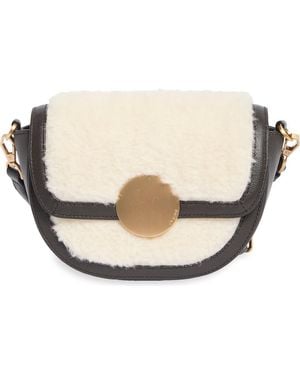 orYANY Lottie Faux Fur Crossbody Bag - Natural