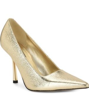 Nine West Jamiey Pointed Toe Pump - Metallic