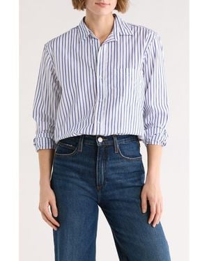 Frank & Eileen Relaxed Fit Cotton Button-Up Shirt - Blue