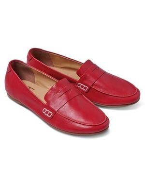 Beek Moorhen Penny Loafer - Red
