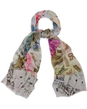 Saachi Euro Gauze Scarf - White