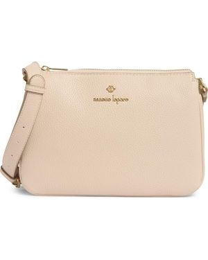 Nanette Lepore Triple Section Crossbody Bag - Natural