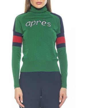 Alexia Admor Jenni Ski Turtleneck Sweater - Green