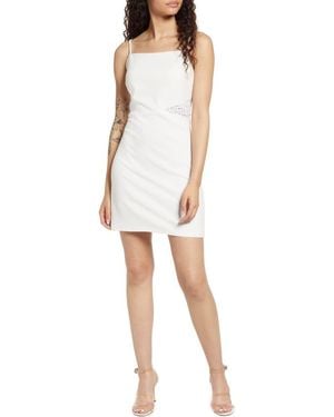 Jump Apparel Side Cutout Minidress - White