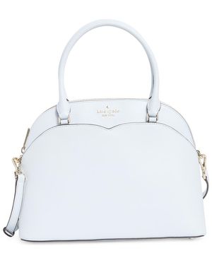 Kate Spade Payton Dome Leather Satchel - Blue