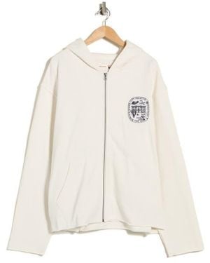 Honor The Gift Art Institute Patch Zip Hoodie - Natural