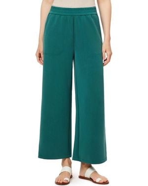 Scotch & Soda Crop Wide Leg Pants - Green