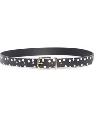 Kate Spade 25Mm Reversible Belt - Black