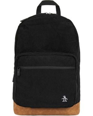 Original Penguin Corduroy Backpack - Black