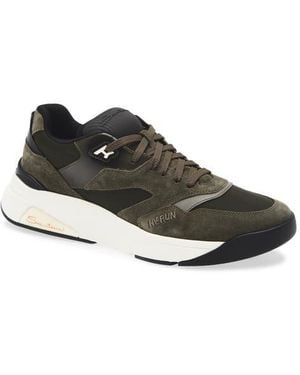 Santoni Hy-Run Sneaker - Green