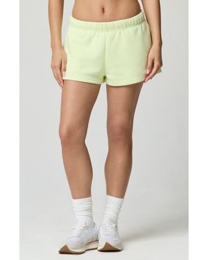 Florence By Mills Cozy Crush Sweat Shorts - Yellow