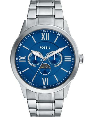 Fossil Flynn Multifunction Bracelet Watch, 48Mm - Blue