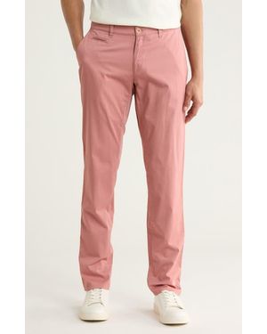 Brax Fabio Idx Flat Front Modern Fit Cotton Blend Chinos - Red