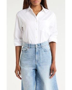 DL1961 Faye Button-Up Shirt - White