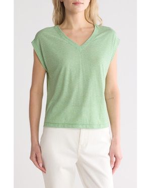 Madewell Relaxed V-Neck T-Shirt - Green
