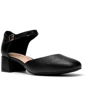 Clarks Iridessa Ankle Strap Pump - Black
