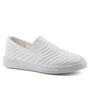 White Mountain Courage Slip-On Sneaker - White