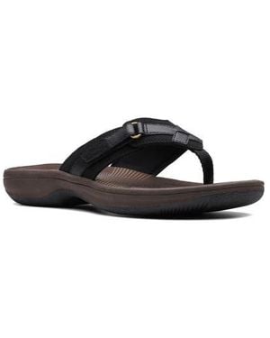 Clarks Breeze Sea Thong Sandal - Black