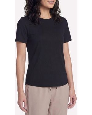 Skechers Gowalk Luxe Rib T-Shirt - Blue