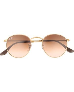 Ray-Ban 47Mm Gradient Round Sunglasses - Brown