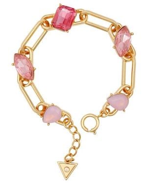 Guess Crystal Chain Bracelet - White