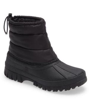 Loeffler Randall Puffer Duck Boot - Black