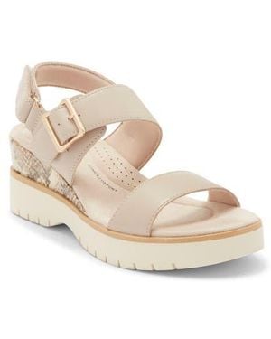 Clarks Diaz Rose Wedge Sandal - Natural