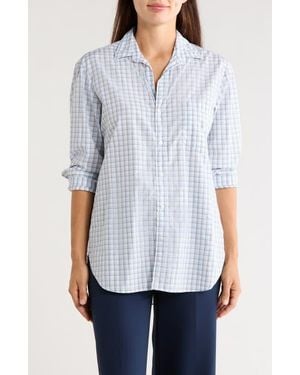 Frank & Eileen Boyfriend Button-Up Shirt - Blue