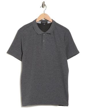 WESTZEROONE Rick Short Sleeve Polo - Gray