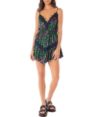 Maaji Arabella Cover-Up Minidress - Blue