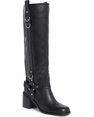 Steve Madden Eliza Over The Knee Platform Boot - Black