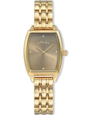 Ettika Shiitake Classic Quartz Bracelet Watch, 25Mm X 37Mm - Metallic