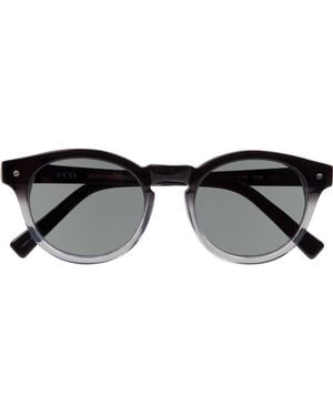 Eco Dubai 50Mm Polarized Cat Eye Sunglasses - Black