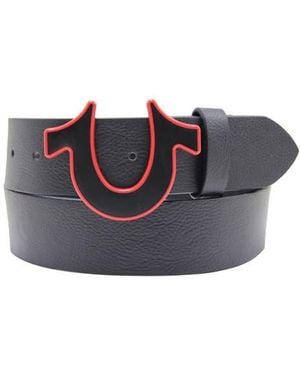 TRUE RELIGION Horseshoe Buckle Belt - Blue