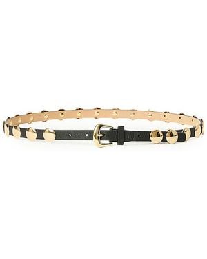 B-Low The Belt Ames Studded Leather Belt - White